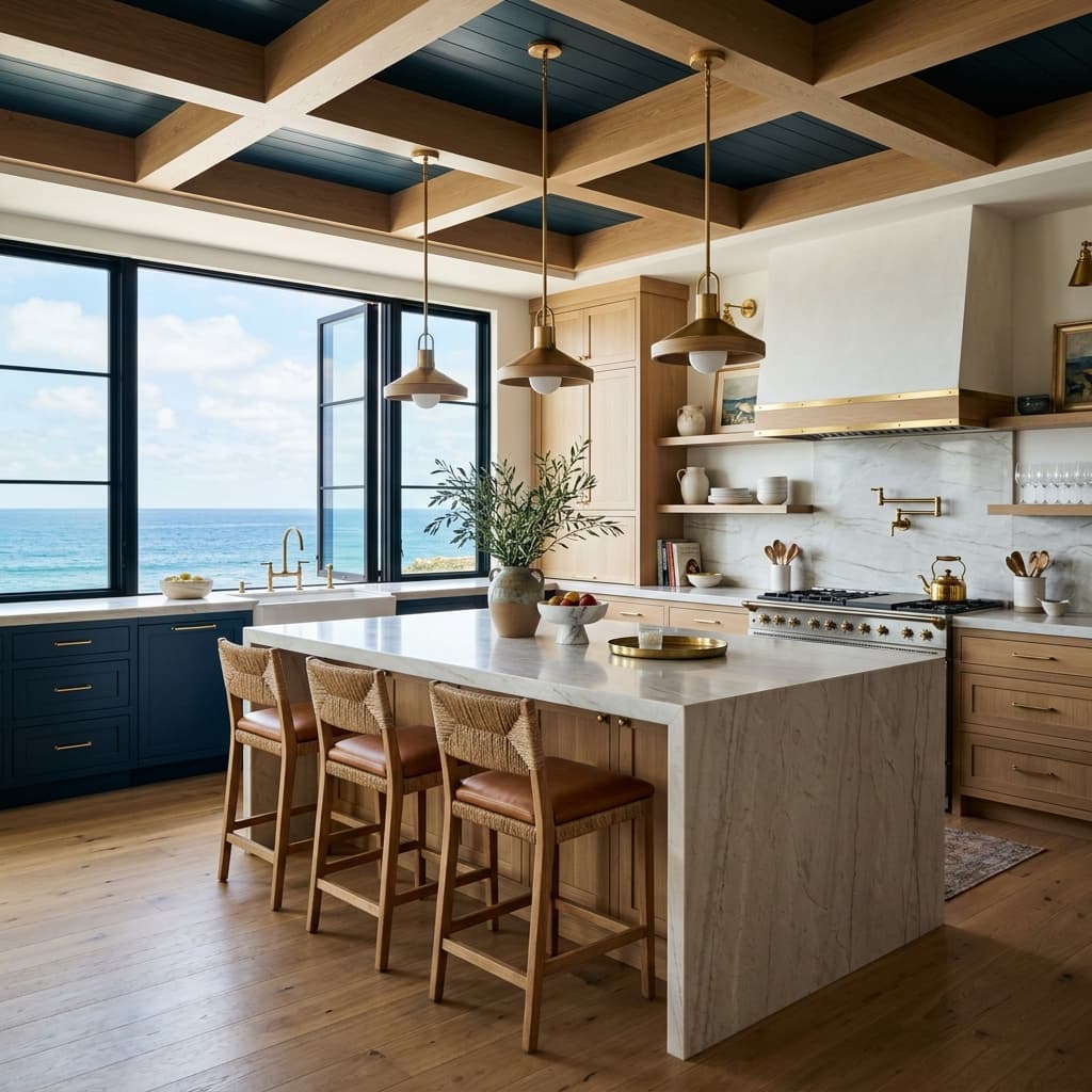 Coastal Kitchen Remodel in Del Mar